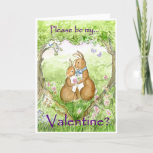 Festiva "Tarjeta de la tarjeta del día de San Valentín de