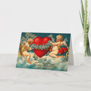 Festiva Tarjeta de la tarjeta del día de San Valentín de