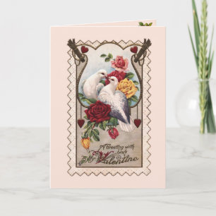 Festiva Tarjeta de la tarjeta del día de San Valentín de