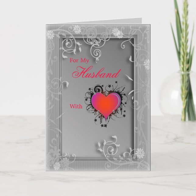 Festiva Tarjeta de la tarjeta del día de San Valentín del (Anverso)