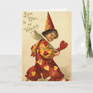 Festiva Tarjeta de la tarjeta del día de San Valentín del