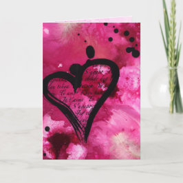 Festiva tarjeta de la tarjeta del día de San Valentín del