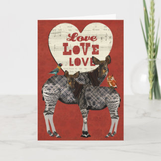 Festiva Tarjeta de la tarjeta del día de San Valentín del