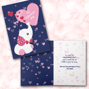 Festiva Tarjeta de la tarjeta del día de San Valentín del