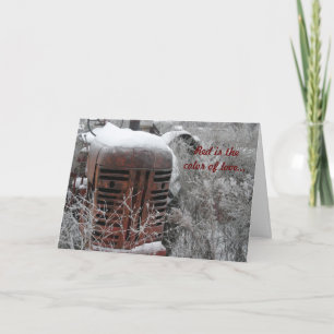 Festiva Tarjeta de la tarjeta del día de San Valentín del