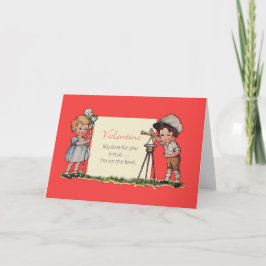 Festiva Tarjeta de la tarjeta del día de San Valentín del