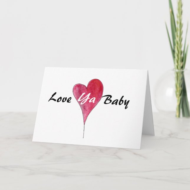 Festiva Tarjeta de la tarjeta del día de San Valentín del (Anverso)