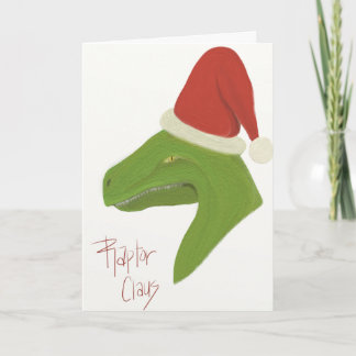 Festiva Tarjeta "de las Felices Navidad" de Claus del