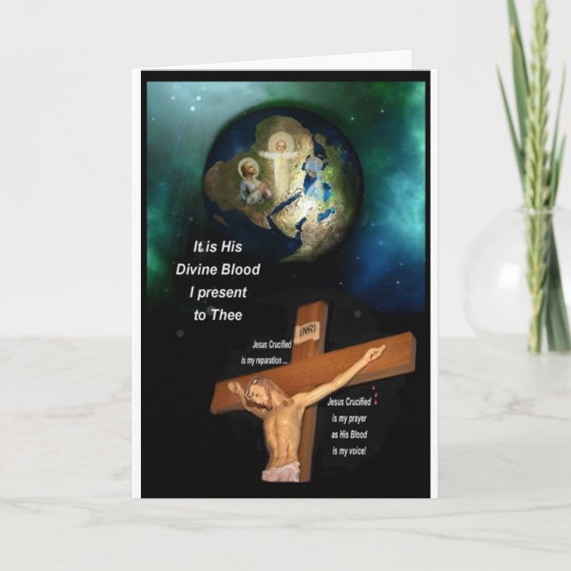 Festiva Tarjeta de Lenton para personas religiosas (Anverso)