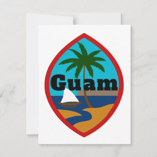 Festiva Tarjeta de libro abierto Guam Seal