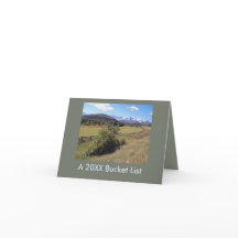 Tarjeta de lista de cubo para fotografía de paisaj