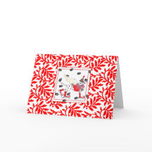 Tarjeta de los Navidades de Gulliver Dalmatian NOE