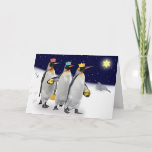 Festiva Tarjeta de los Navidades de los Tres Reyes (mensaj