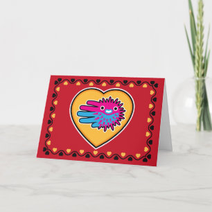 Festiva Tarjeta de los pescados del fumador de la tarjeta