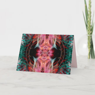 Festiva Tarjeta de luz de espíritu Fractal Whispers