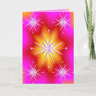 Festiva Tarjeta de luz de estrellas