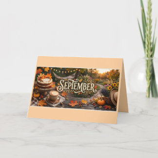 Festiva Tarjeta de Mejores Deseos - Inspirada en Septiembr