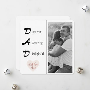Festiva Tarjeta de Mensaje Personalizada para el Día del P