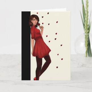 Festiva Tarjeta de "mi tarjeta del día de San Valentín"