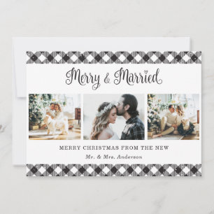 Festiva Tarjeta de moro y Navidades casados con blanco neg
