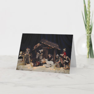 Festiva Tarjeta de Natividad de navidades - Natividad eleg
