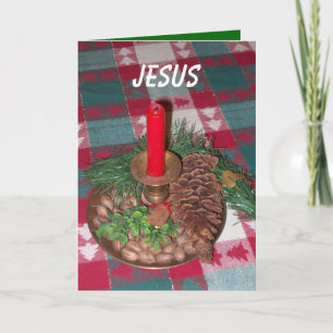 Festiva Tarjeta de navidad/JESUS