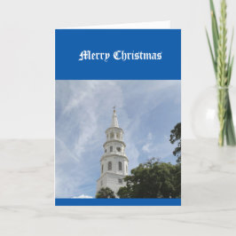 Festiva Tarjeta de navidad, religiosa, cristiana, iglesia