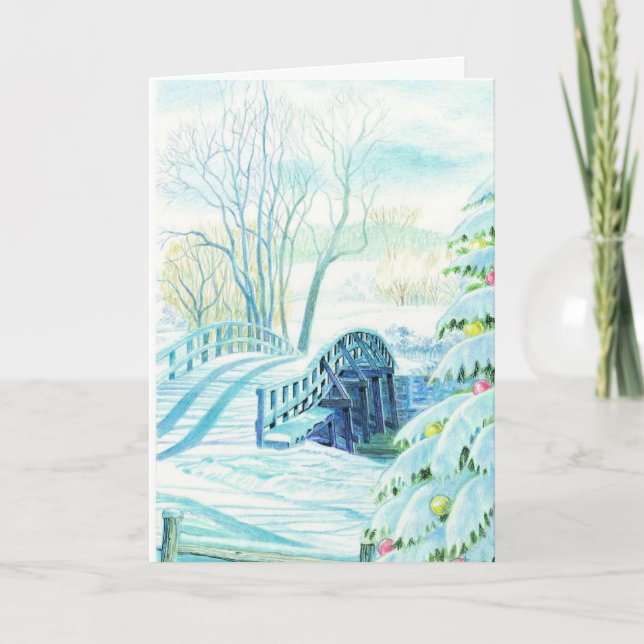 Festiva tarjeta de navidades (Anverso)