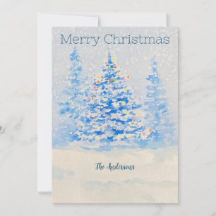 Festiva tarjeta de navidades