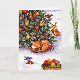 Festiva tarjeta de navidades