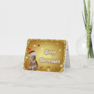 Festiva tarjeta de navidades