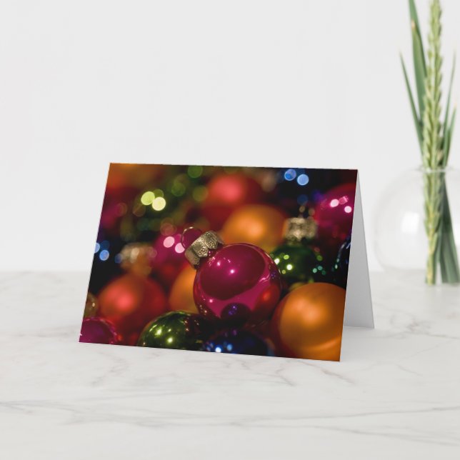 Festiva tarjeta de navidades (Anverso)