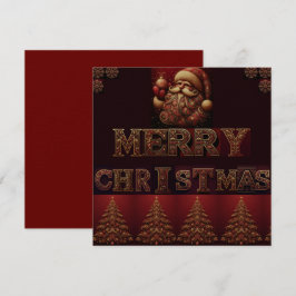 Festiva tarjeta de navidades
