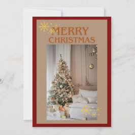 Festiva tarjeta de navidades