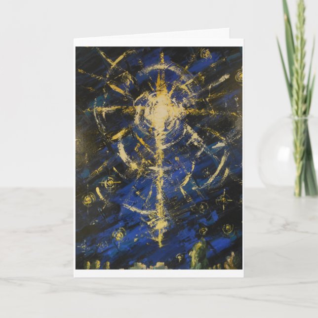 Festiva tarjeta de navidades (Anverso)