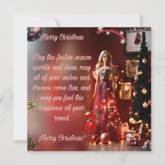 Festiva tarjeta de navidades