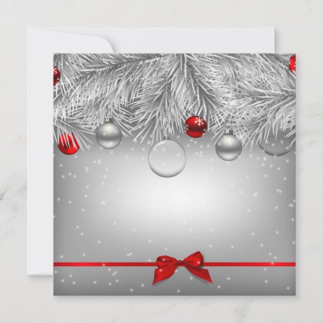 Festiva tarjeta de navidades (Anverso)