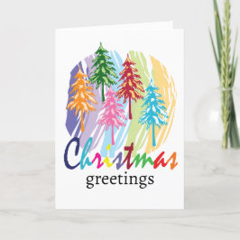 Festiva tarjeta de navidades