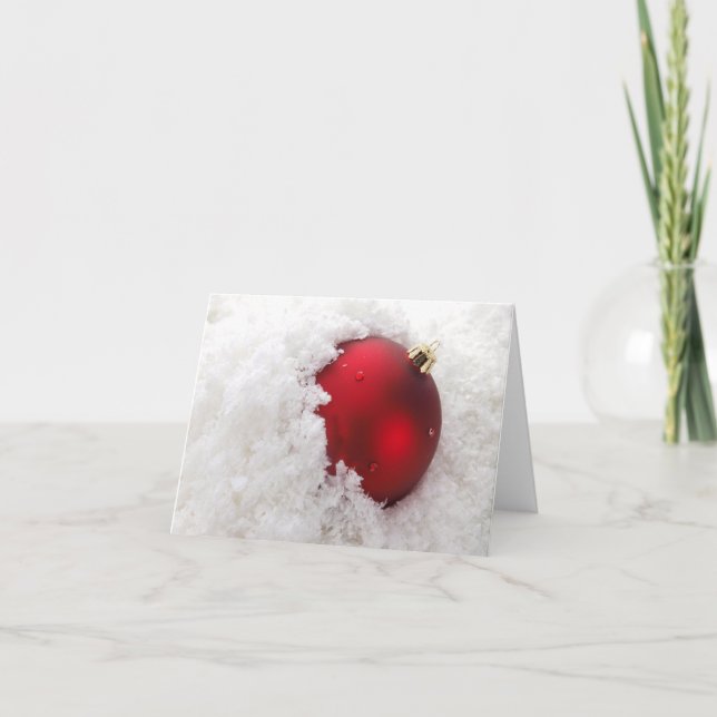 Festiva tarjeta de navidades (Anverso)