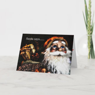 Festiva tarjeta de navidades