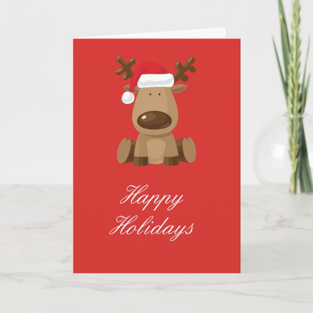 Festiva Tarjeta de Navidades 5X7 (Anverso)