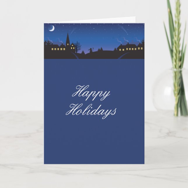 Festiva Tarjeta de Navidades 5X7 (Anverso)