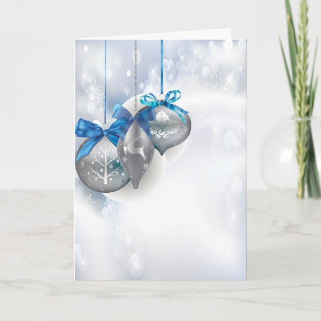 Festiva Tarjeta de Navidades 5X7 (Anverso)