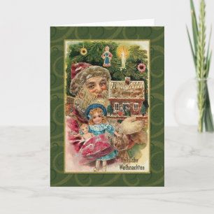 Festiva Tarjeta de Navidades alemana
