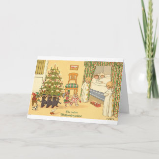 Festiva Tarjeta de Navidades alemana