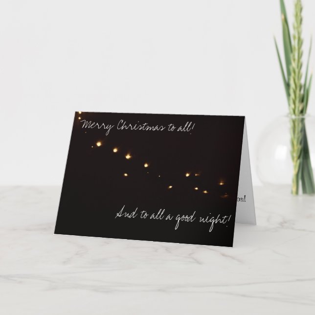 Festiva Tarjeta de Navidades amorosos (Anverso)