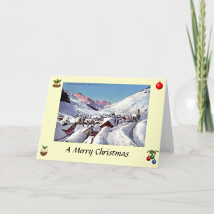 Festiva Tarjeta de navidades - Andermatt, Suiza