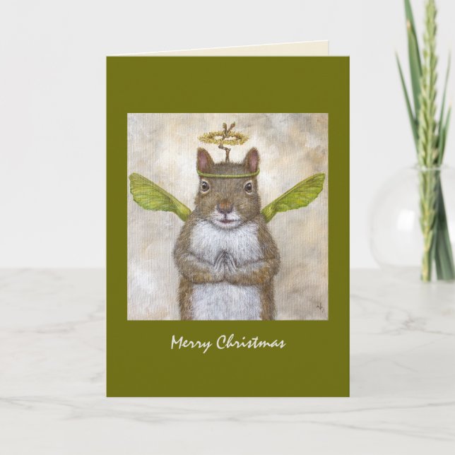 Festiva Tarjeta de Navidades Angel Blake (Anverso)