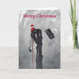 Festiva Tarjeta de navidades arboristas
