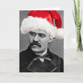 Festiva Tarjeta de Navidades ateo divertidos de Santa Niet
